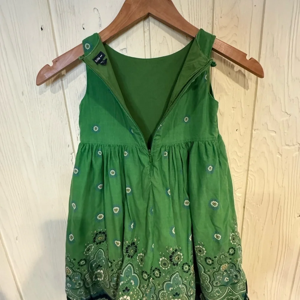 Baby Gap Girl’s Green Dress, Size 5T